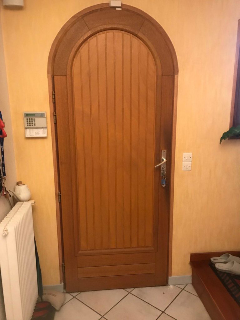 Porte cintrée en bois_Face intérieur-WEISZ