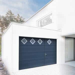 Choisir les hublots de sa porte de garage - hublot losange