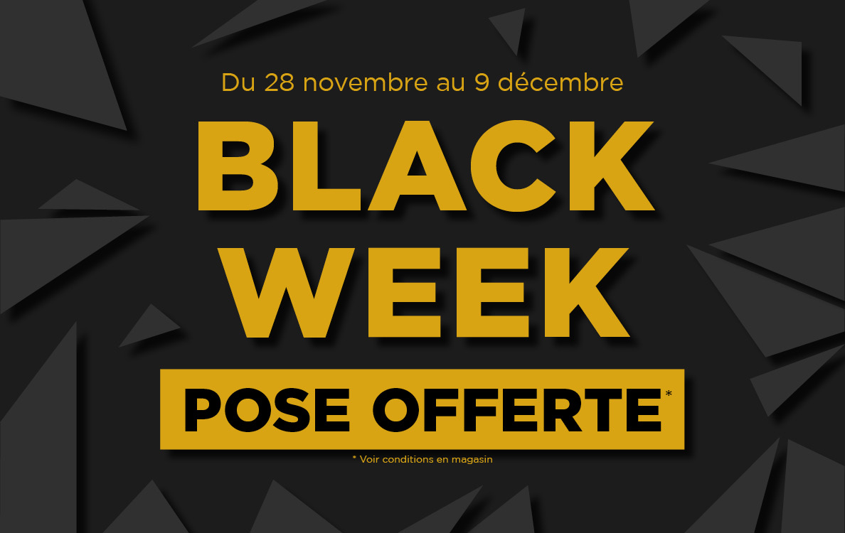 offre black week WEISZ : pose offerte