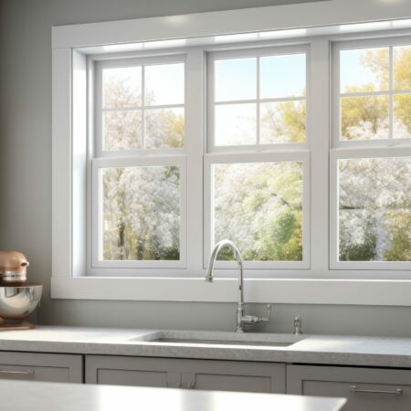 WEISZ - fenêtre PVC- sur mesure - options de formes et dimensions - haut de seine